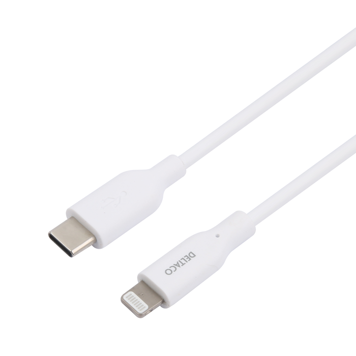 USB-C til Lightning Ladekabel Hvit 1 m