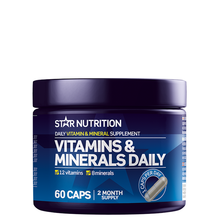 Vitaminer & Mineraler Daglig 60 kapsler