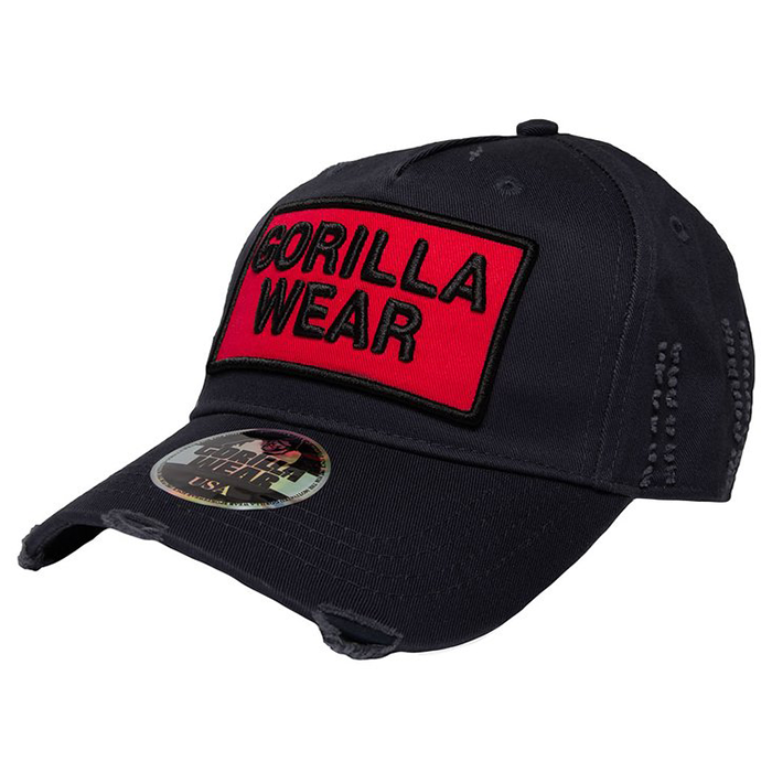 Harrison Cap Svart/R&oslash;d One Size