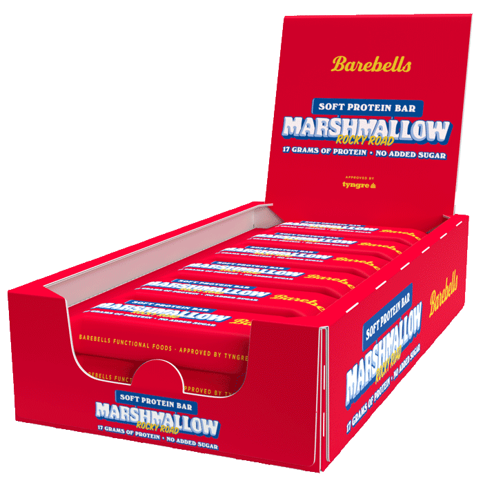12 x Barebells Proteinbar 55 g Soft Rocky Road
