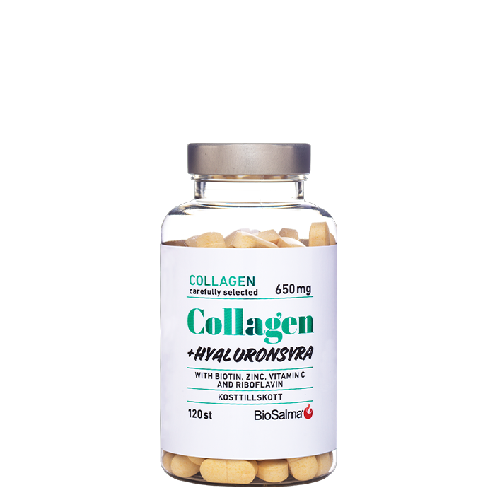 Collagen Collagen + hyaluronsyra 120 tabletter
