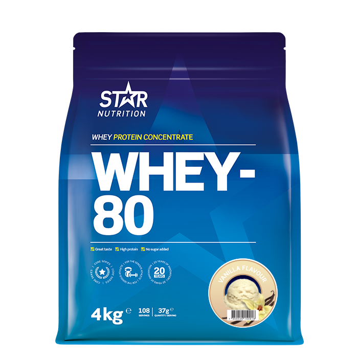 Whey-80 Myseprotein 4 kg