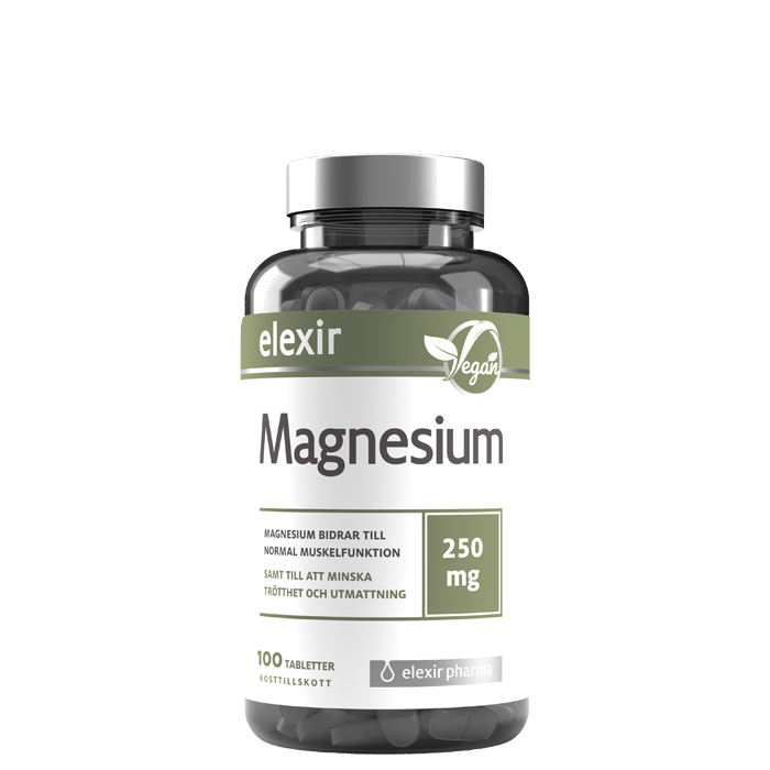 Magnesium 250mg 100 tabletter