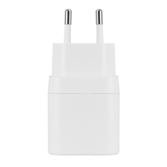 Vegglader USB-A 18 W og USB-C PD 20 W Hvit