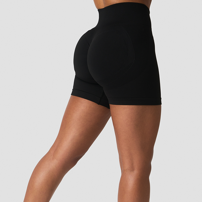 Sculpt Midi Shorts Svart