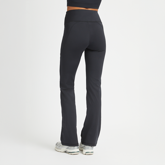 Flattering High Waist Pants Svart