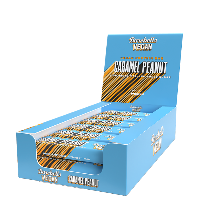12 x Barebells Vegansk Proteinbar 55 g Fudge Brownie