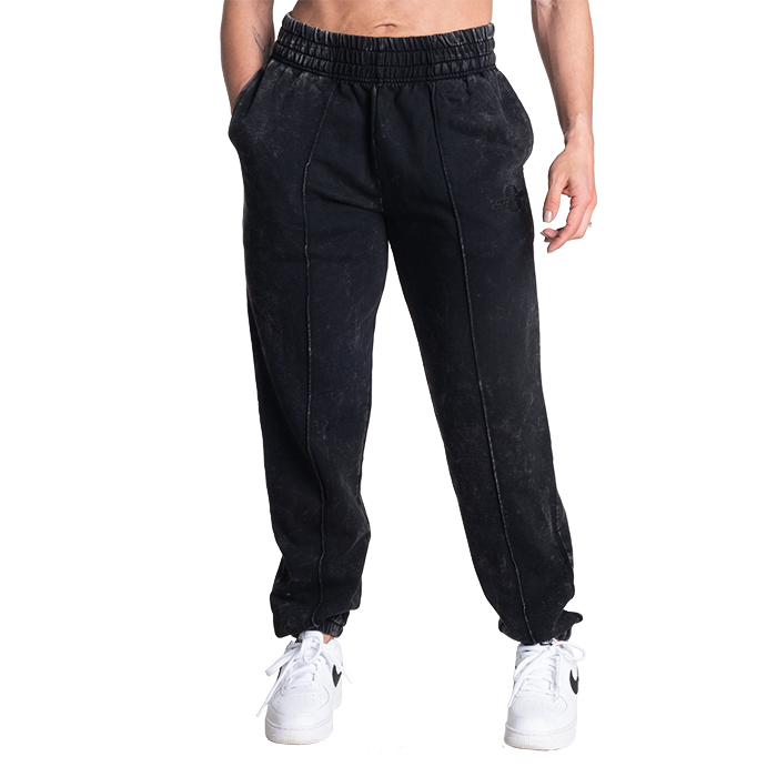 Acid Washed Sweatpants, Black