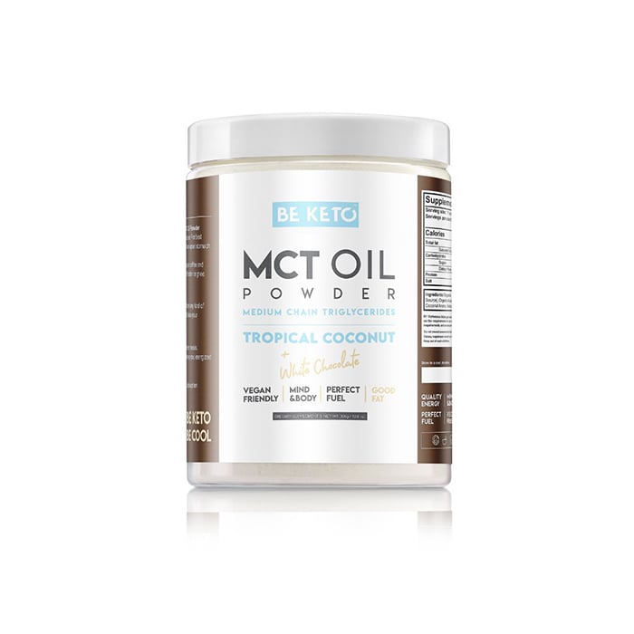 KETO MCT Oil Powder 300 g Kokosn&oslash;tt & Hvit Sjokolade coconut_white_chocolate