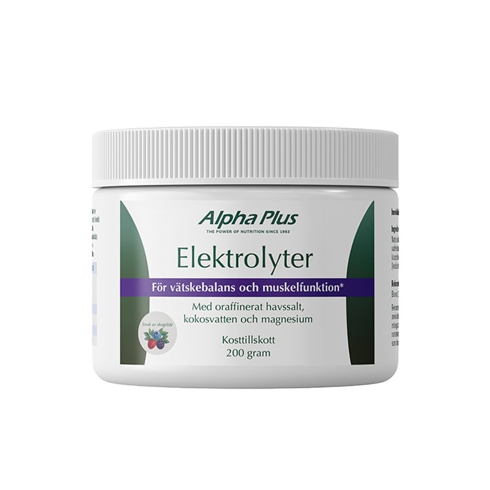 Alpha Plus Elektrolyter Skogsb&auml;r 200 g