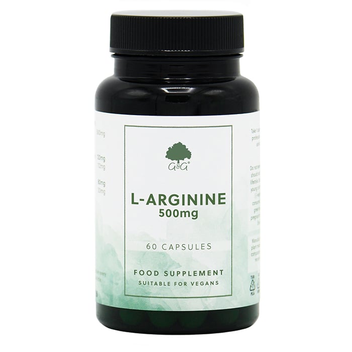 L-arginin 500 mg 60 kapsler