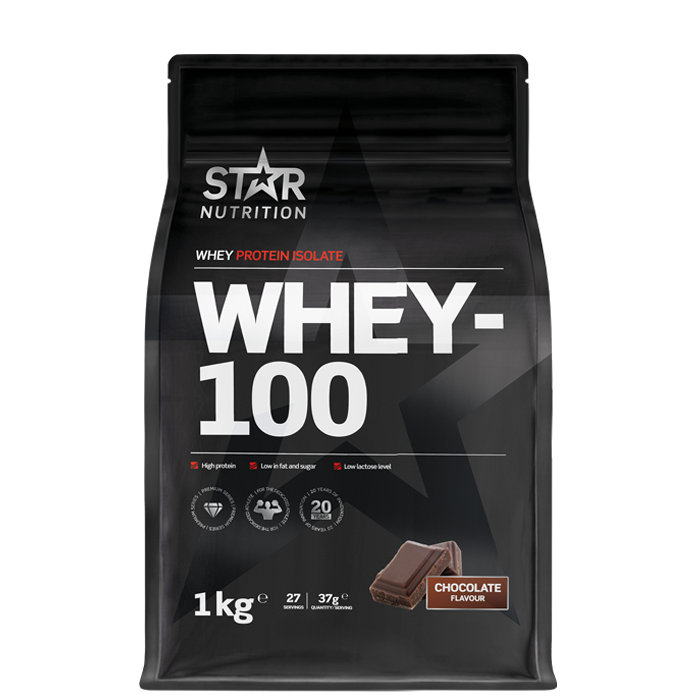 Whey-100 Myseprotein 1 kg choklad