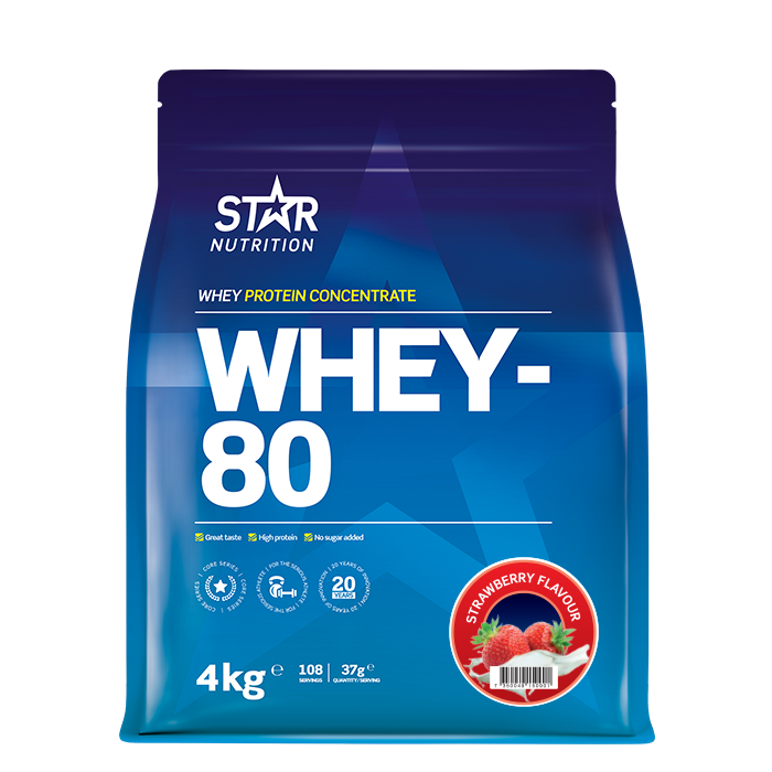 Whey-80 Myseprotein 4 kg​