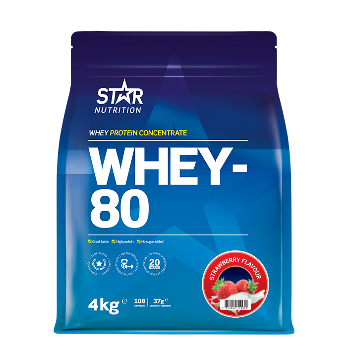 Whey-80 Myseprotein 4 kg