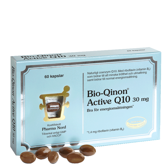 Bilde av Bio-qinon Active Q10 30 Mg 60 Kapsler