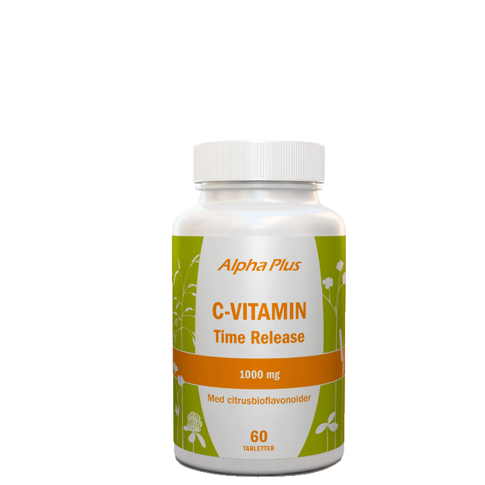 C-vitamin Time Relase 1000mg 60 tabletter