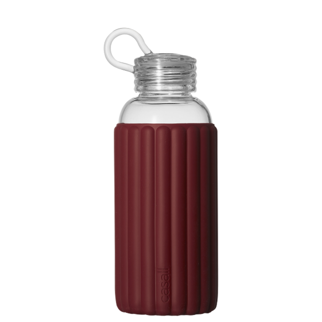 Vannflaske Glass 0,5 L Rød