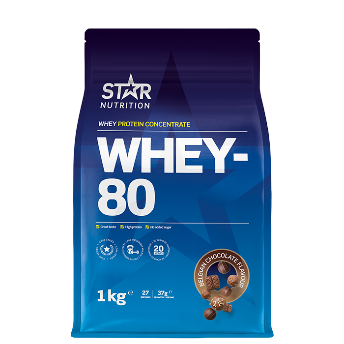 Whey-80 Myseprotein 1 kg