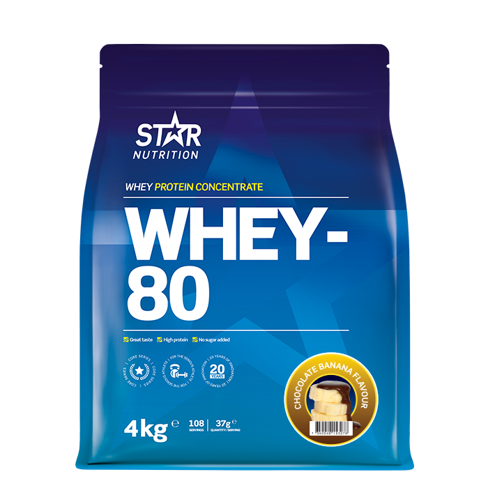 Whey-80 Myseprotein 4 kg