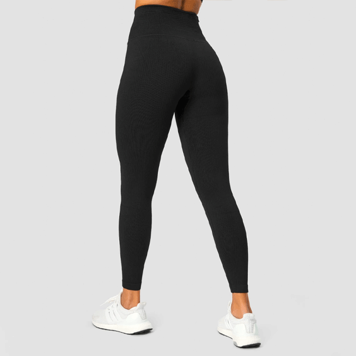 Ribbed Define Seamless Pocket Tights Svart