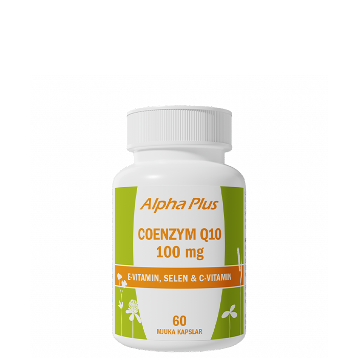 Coenzym Q10 100mg, 60 myke kapsler