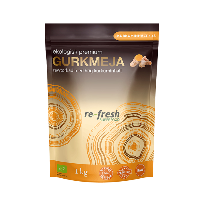 Økologisk Gurkemeiepulver 1 kg