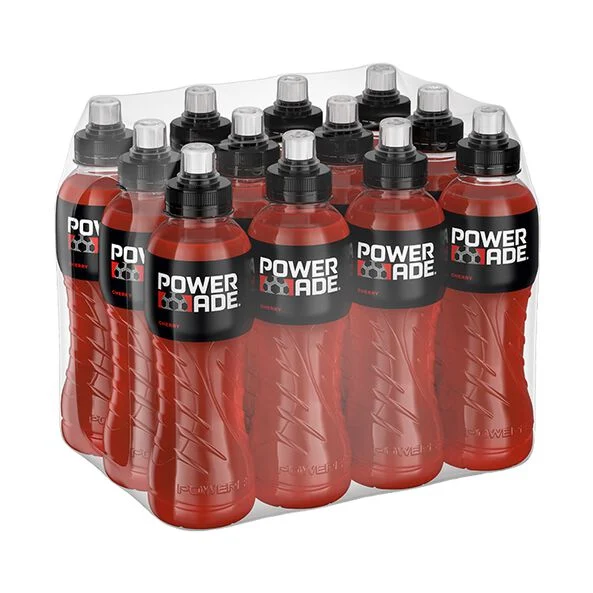 12 x Powerade Sportsdrikk 50 cl cherry