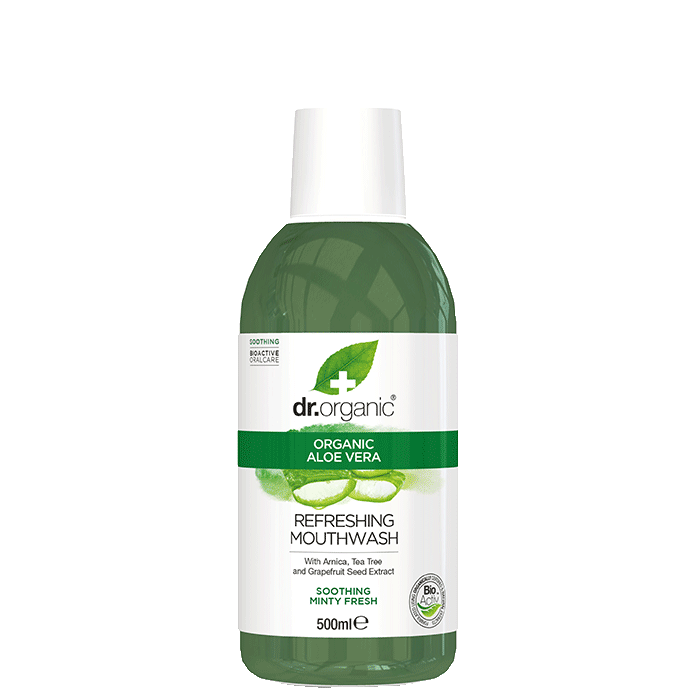 Bilde av Dr Organic Aloe Vera Mouthwash, 500 Ml