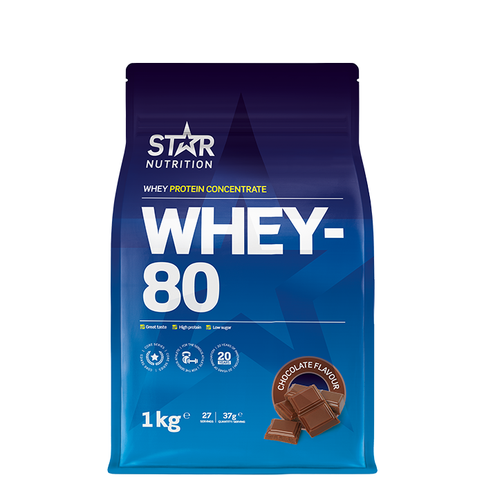 Bilde av Whey-80 Myseprotein 1 Kg