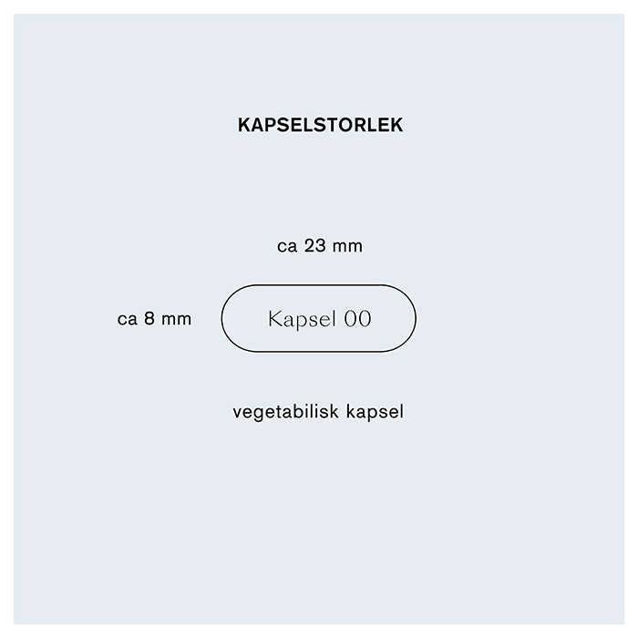 Taurin 500 mg 90 vegetabilske kapsler