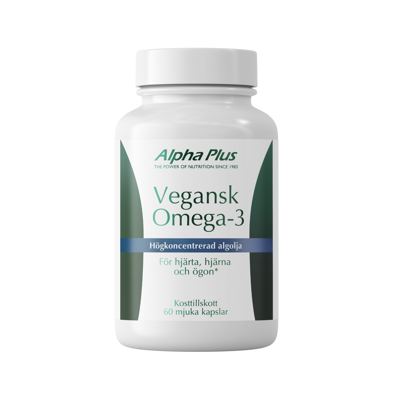 Vegansk Omega-3 (Algolja), 60 myke kapsler