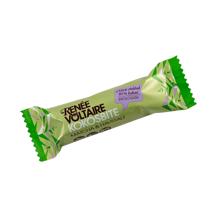 Kokosbite  Matcha & Havssalt EKO 40g