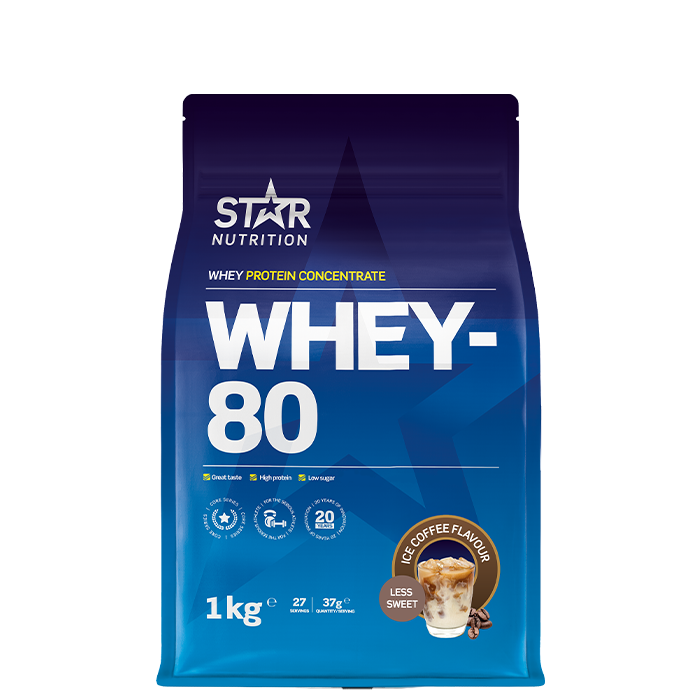 Whey-80 Myseprotein 1 kg Double Rich Chocolate