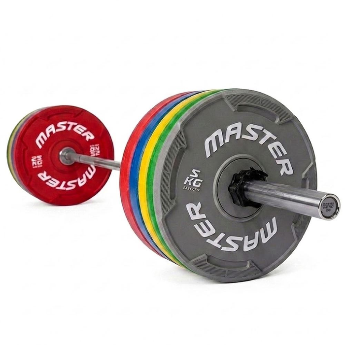 Easy Grip Color Bumperpakke med Vektstang 170 kg