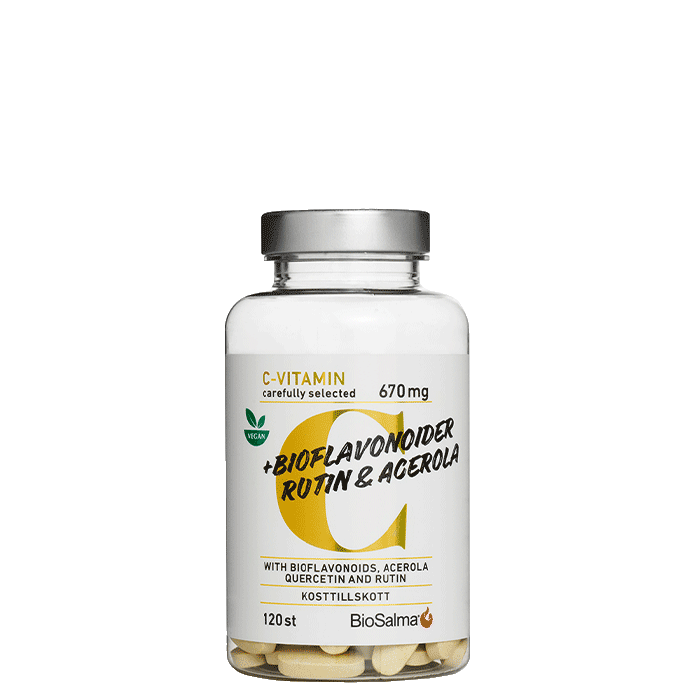 Bilde av C-vitamin 670mg Bioflavonoider 120 Tabletter