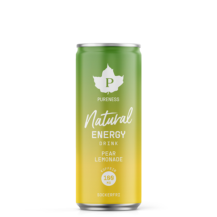 Bilde av Natural Energy Drink Pear Lemonade 330 Ml