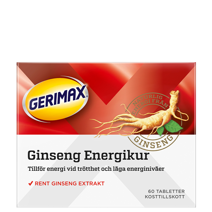 Bilde av Ginseng Energikur, 60 Tabletter