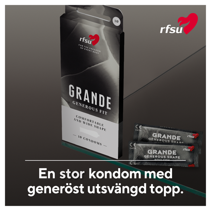 RFSU Grande Store Kondomer 10-pakning