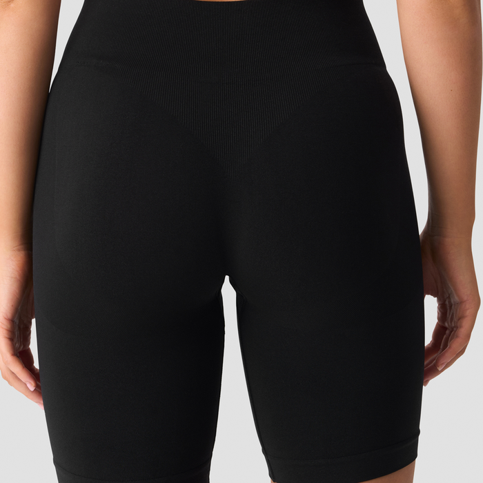Smooth Seamless Biker Shorts Svart