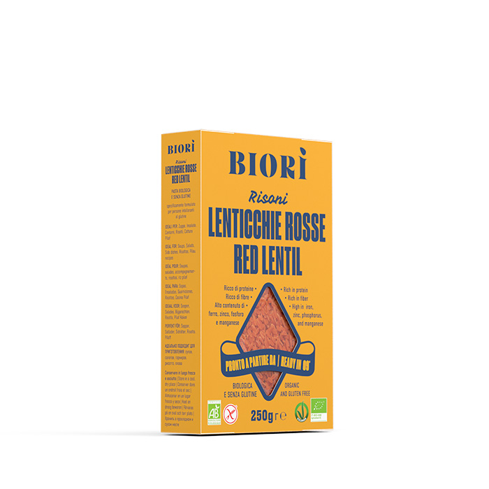 Rød Linsepasta Risoni Glutenfri 250 g