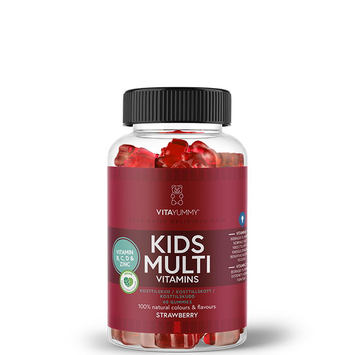 Bilde av Multivitamin Barn Jordbær 60 Gummies