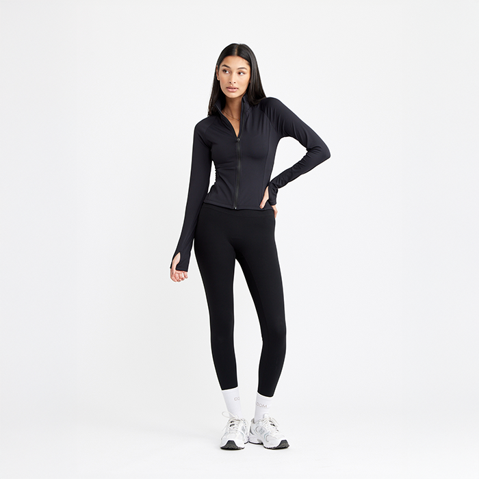 Zip Cardigan Svart