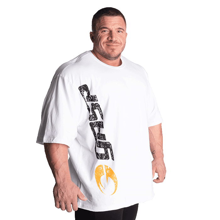Gasp Iron Tee, White