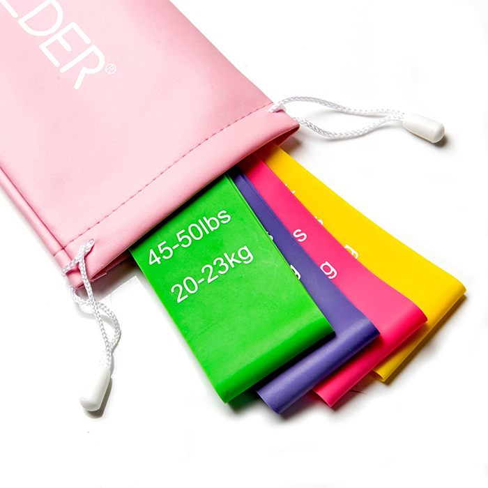 Booty Builder Minibands Rosa 4-Pakk