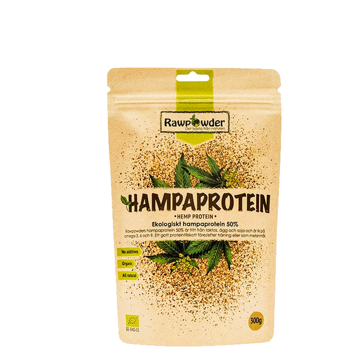 Økologisk Hamp Protein 50% 300 g