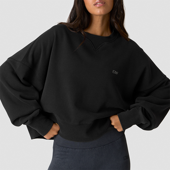 Essence Oversized Sweatshirt Svart