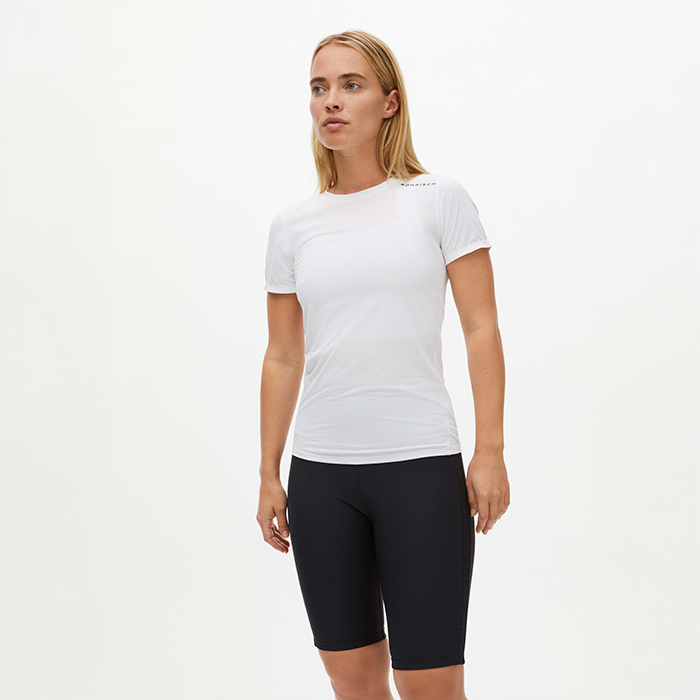 Jacquard T-shirt Hvit