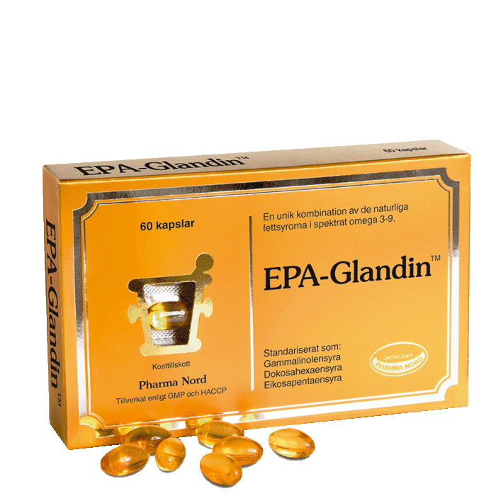 Bilde av Epa Glandin Med Omega 3 60 Kapsler
