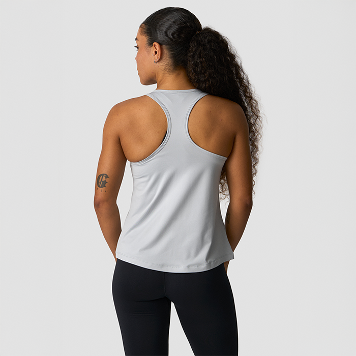 High Neck Tank Top, Light Grey
