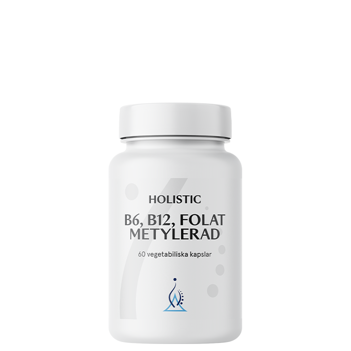 B6 B12 Folat Metylert 60 kapsler